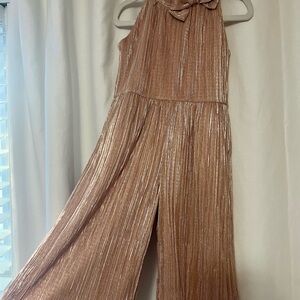 Janie and Jack 2T Rose Gold Romper